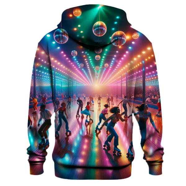 Roller Skating Rink Vibe Hoodie