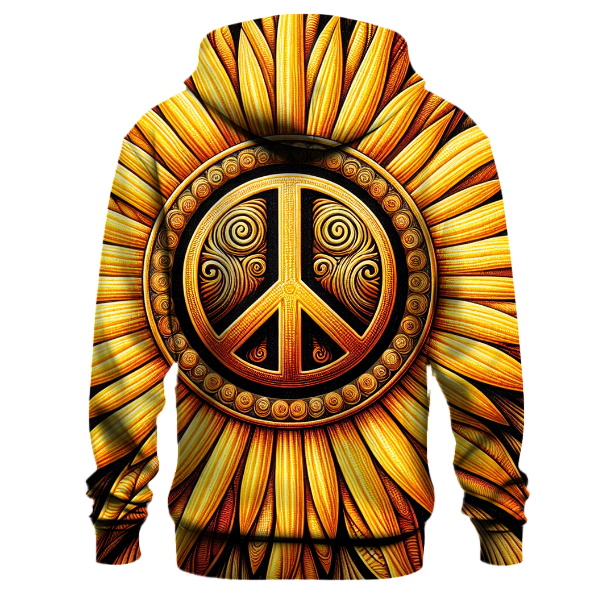 Sunburst Peace Medallion Hoodie