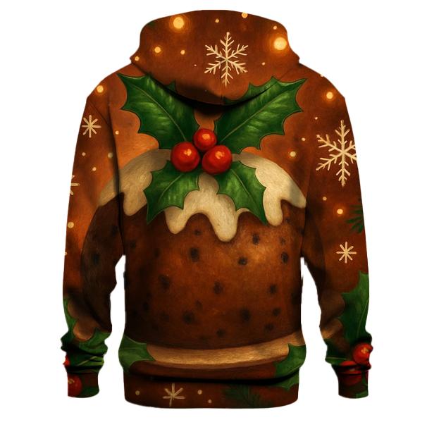 Christmas Pudding and Holly Hoodie