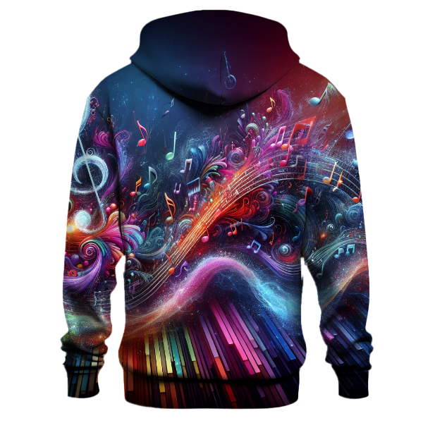 Dynamic Music Waves Hoodie