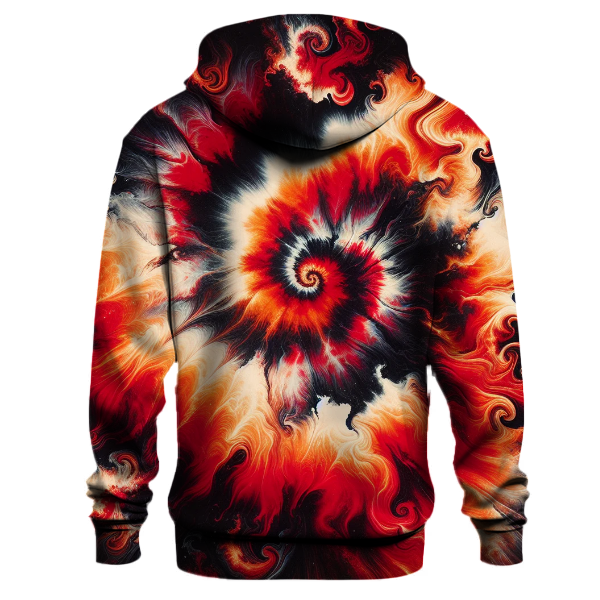Fiery Galaxy Tie-dye Hoodie