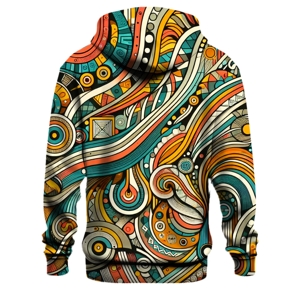 Groovy Patterns of the 70s Hoodie