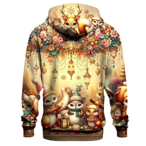 Joyful Christmas Critters Hoodie
