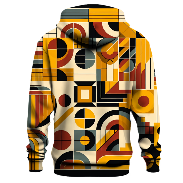 Retro Geometric Shapes Hoodie