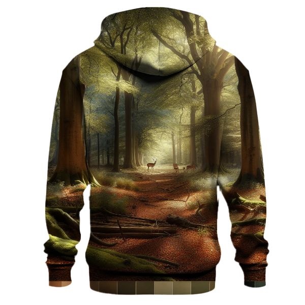 Vintage Woodland Whispers Hoodie