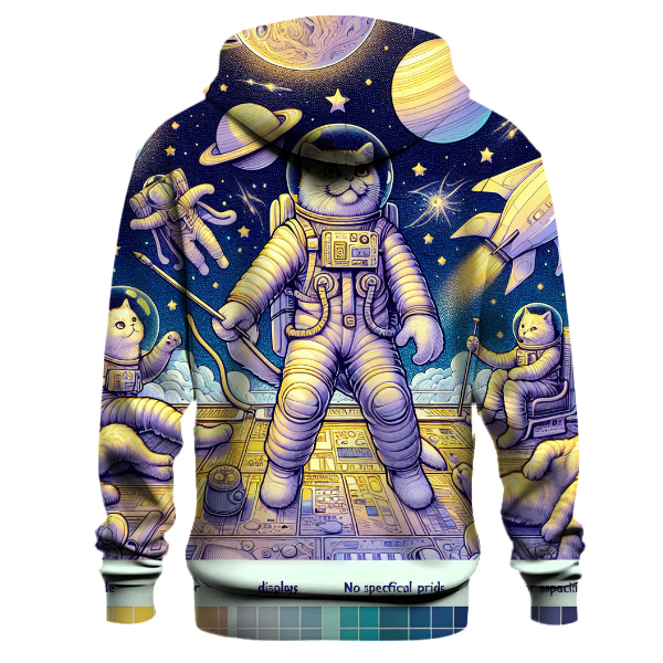 Galactic Cat Expedition Hoodie