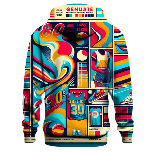 Classic 80s Sports Hoodie