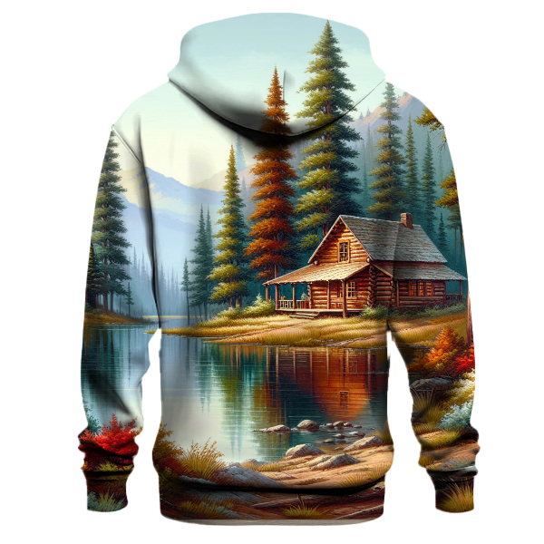Charming Rustic Cabin Retreat Hoodie