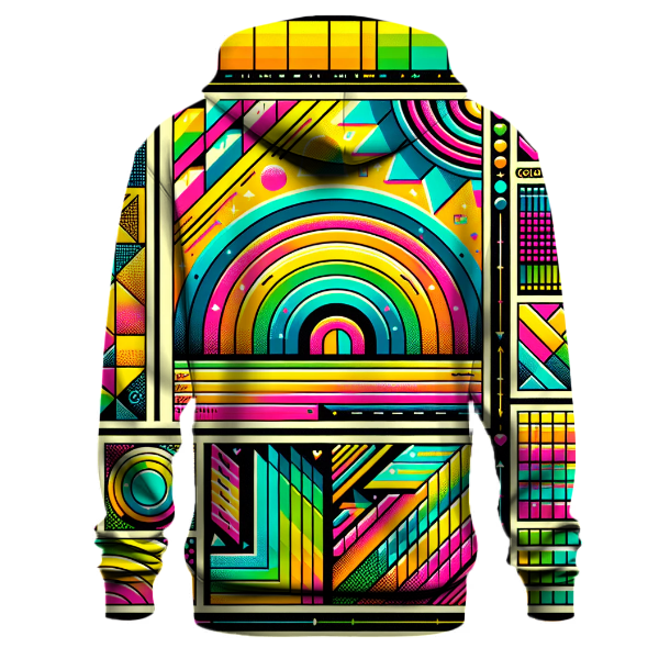 Radical Retro Rainbow Hoodie