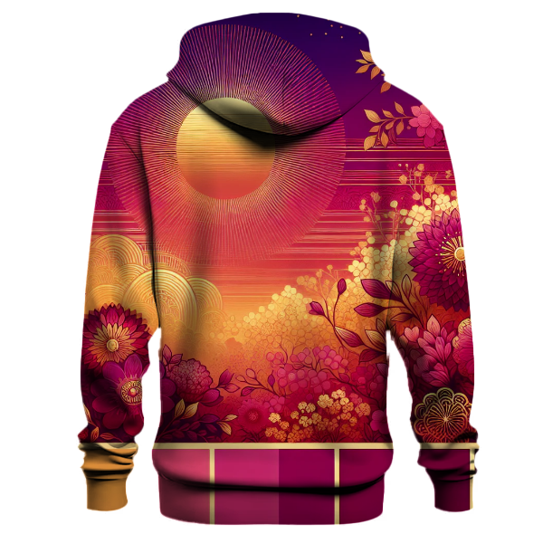 Summer Bloom Gradient Hoodie