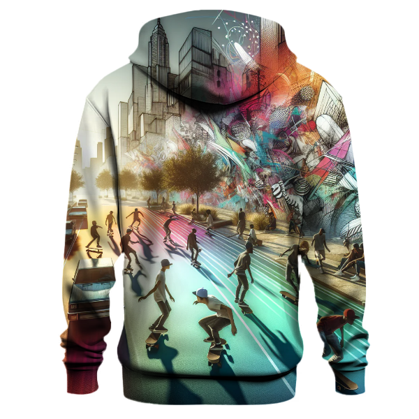 Skateboarding Urban Graffiti Hoodie