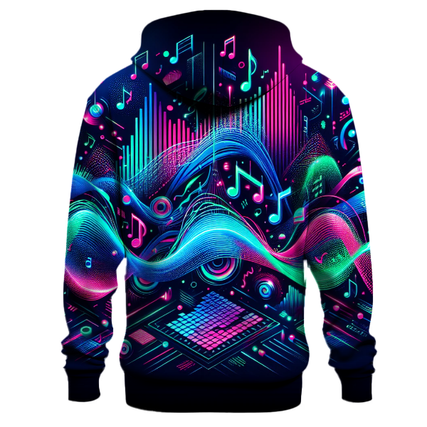 Retro Synthwave Soundscape Hoodie