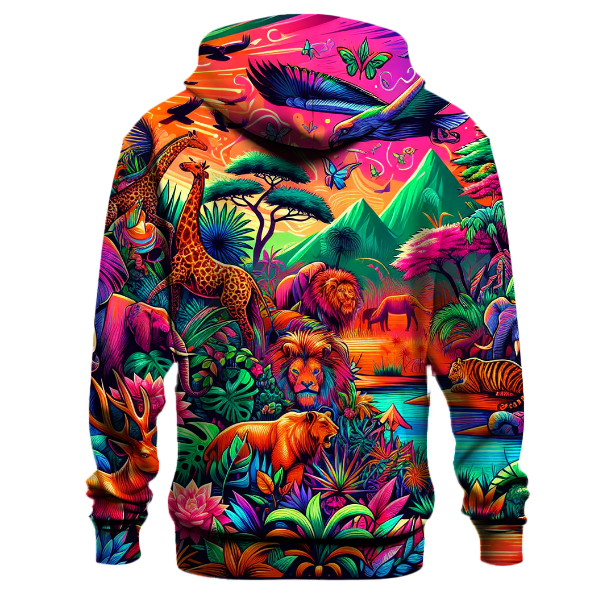 Luminous 80s Safari Hoodie