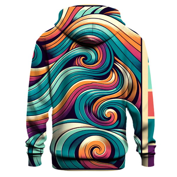 Groovy Waves of Color Hoodie