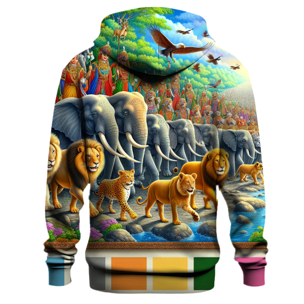 Lively Animal Parade Hoodie