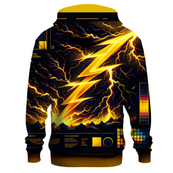 Electrified Lightning Bolts Hoodie
