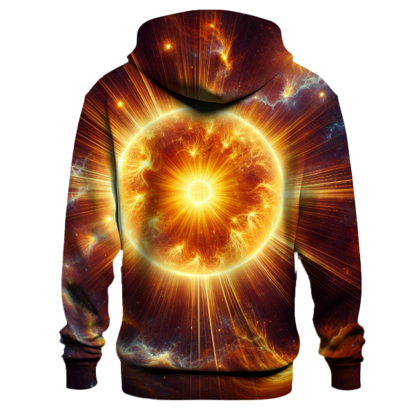 Celestial Sunburst Radiance Hoodie
