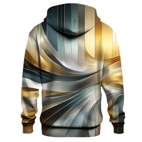 Metallic Dawn Gradient Design Hoodie
