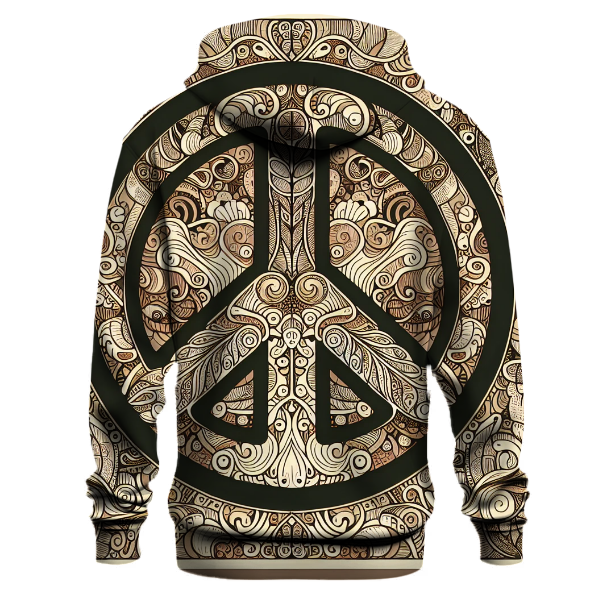 Earthy Peace Sign Hoodie