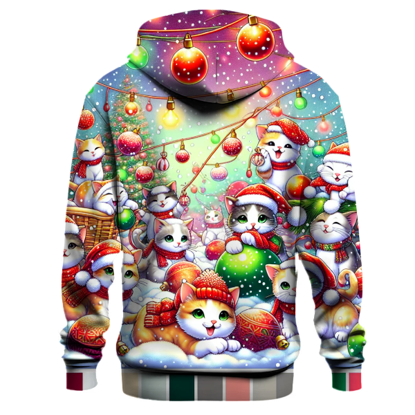 Cozy Christmas Cats Hoodie