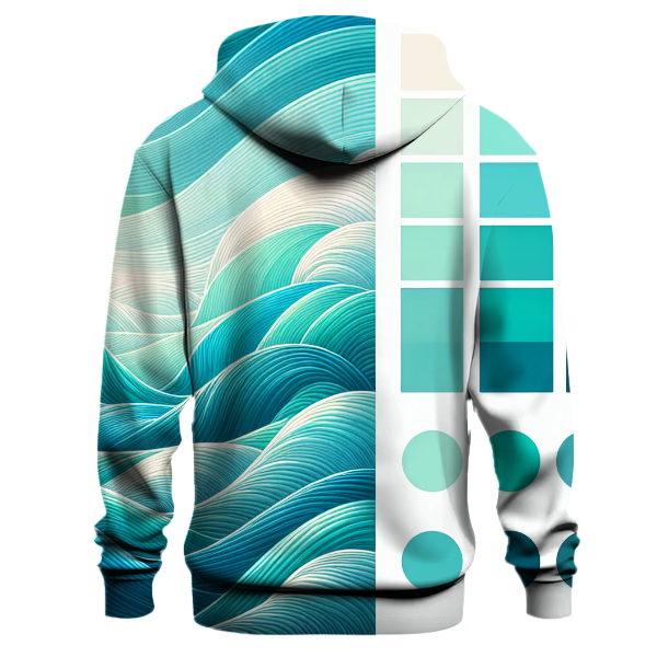 Oceanic Tranquil Wave Hoodie