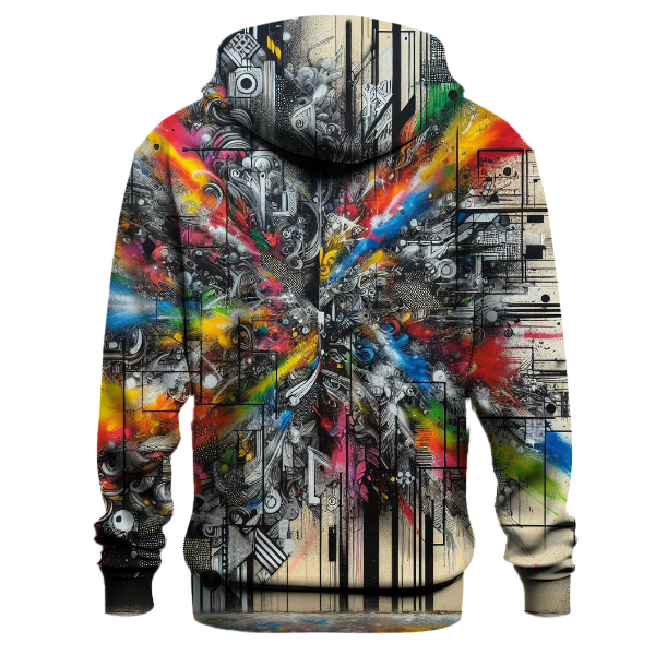 Graffiti Gridlines Hoodie