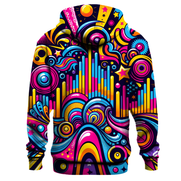 Funky Music Waves Hoodie