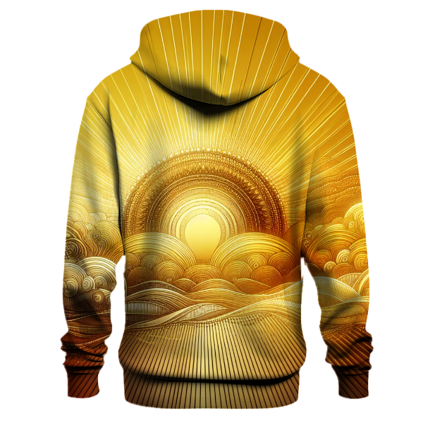 Golden Dusk Radiance Hoodie