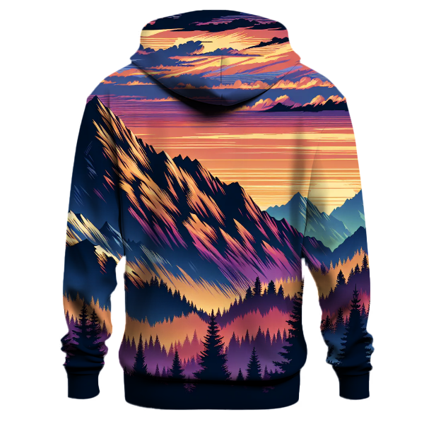 Mountain Silhouette View Hoodie