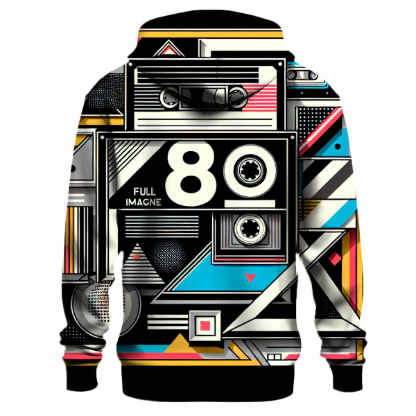 Vibrant VHS Vibes Hoodie