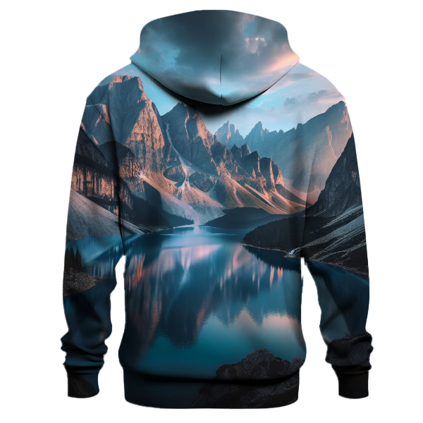 Serene Mountain Reflection Hoodie