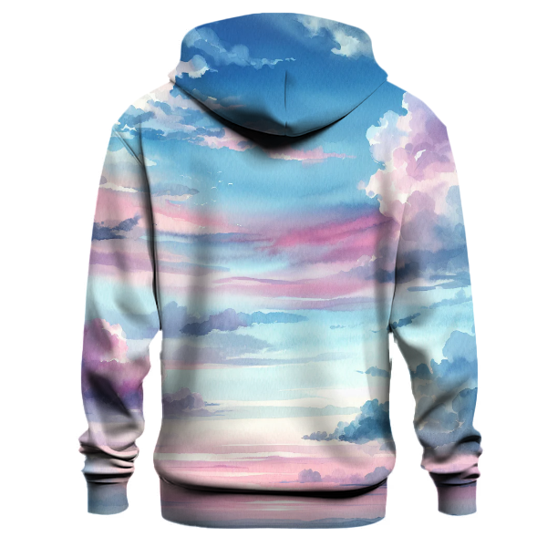 Dreamy Watercolor Skies Hoodie