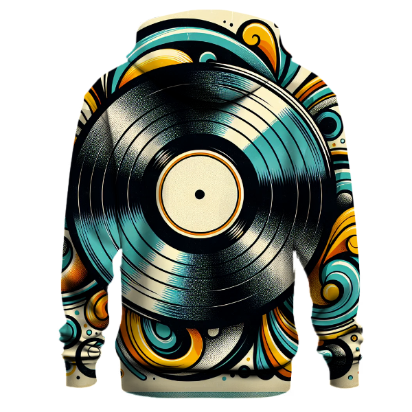 Retro Vinyl Record Love Hoodie