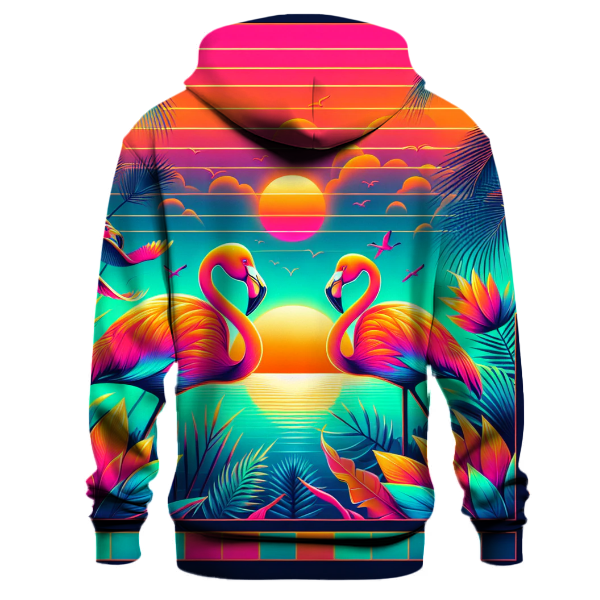 Tropical Synth Paradise Hoodie