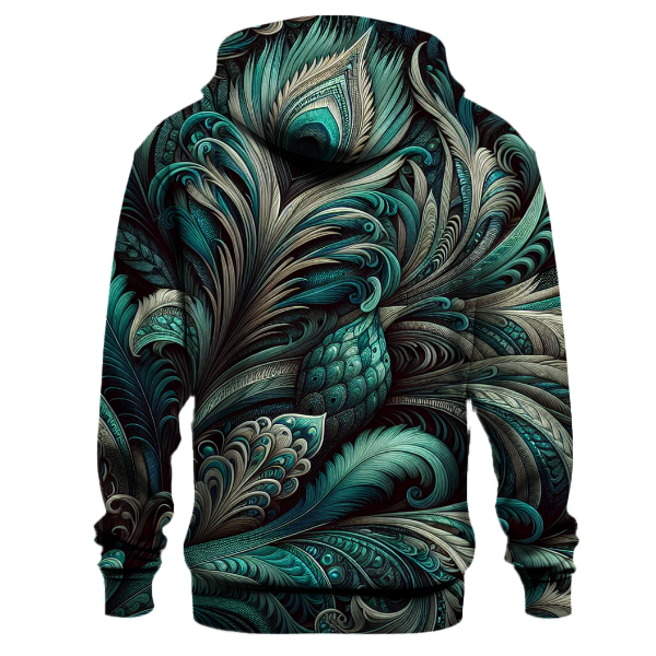 Peacock Dream Tie-Dye Hoodie