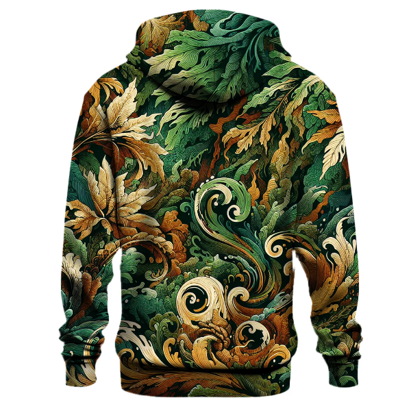 Jungle Fern Print Hoodie