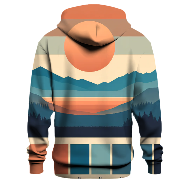 Mountain Sunset Reflection Hoodie