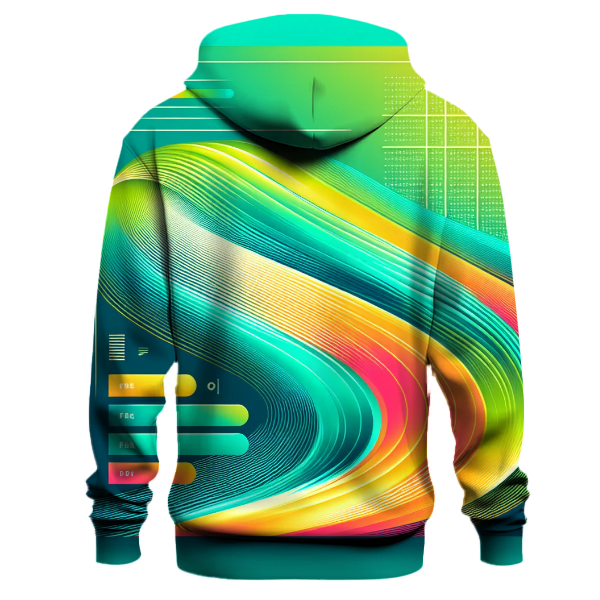 Electric Lime Splash Hoodie