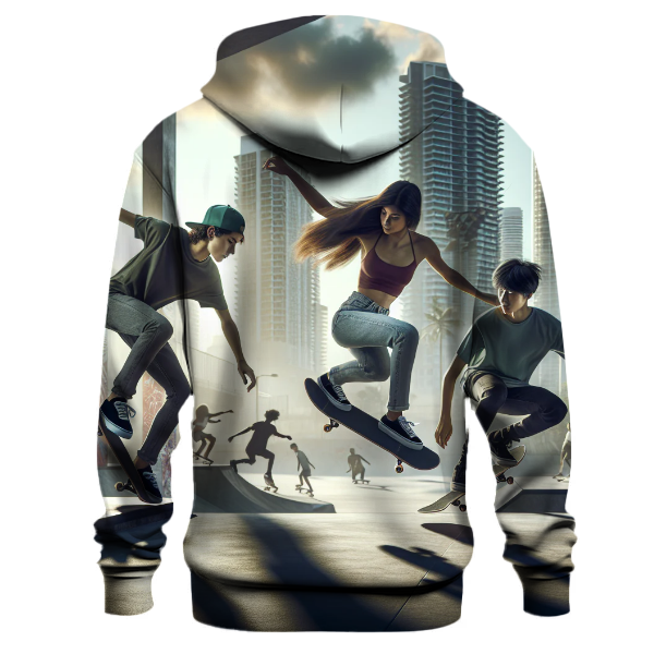 Adrenaline Rush in Extreme Sports Hoodie