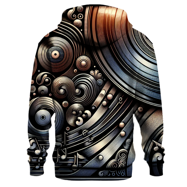 Vintage Record Groove Hoodie