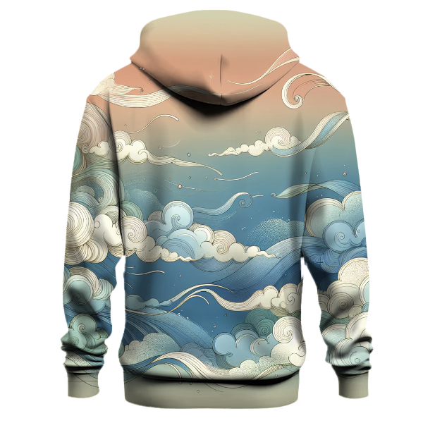 Dreamy Whimsical Clouds Hoodie