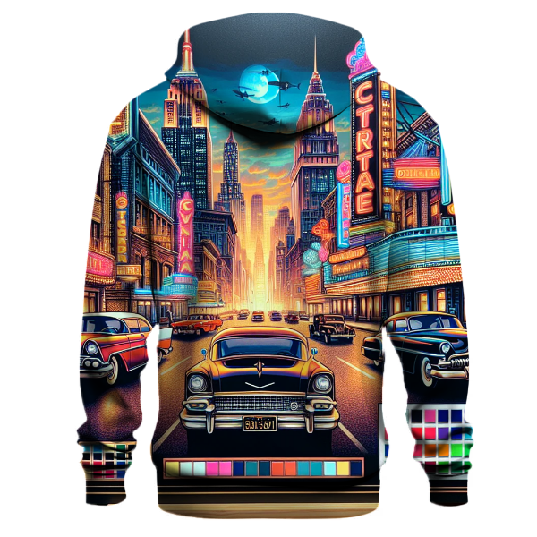 Retro Cityscape Adventure Hoodie