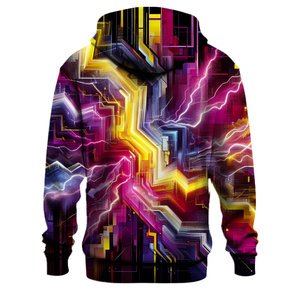 Electric Neon Surge Hoodie
