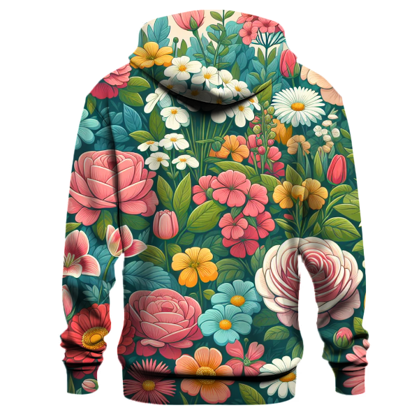 Dazzling Flower Garden Hoodie