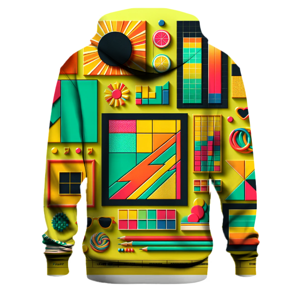 Retro Color Block Fiesta Hoodie