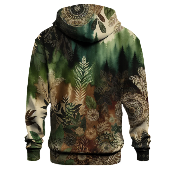 Deep Forest Tie-Dye Hoodie