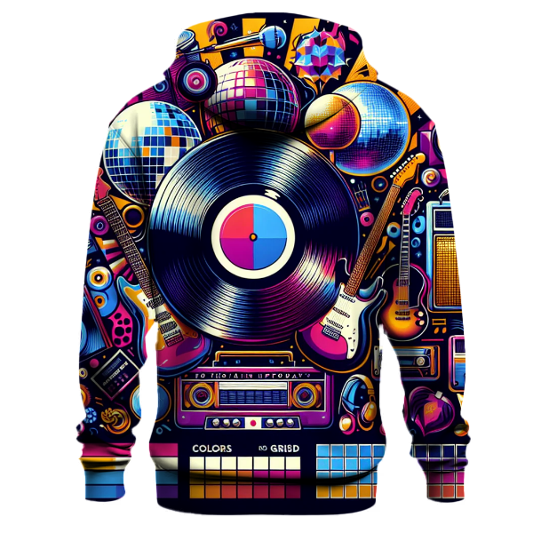 Retro Groove Harmony Hoodie