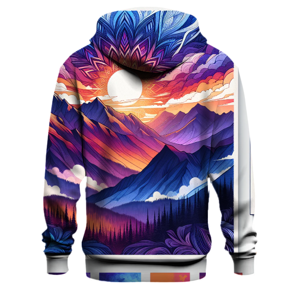 Majestic Alpine Sunset Hoodie