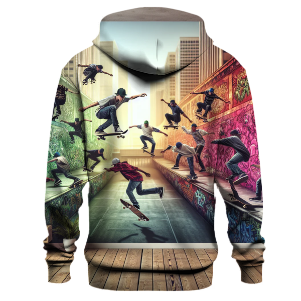 Skateboarding Action Hero Hoodie