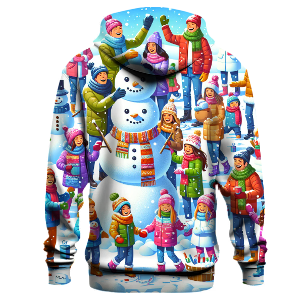 Snowman Building Contest Hoodie